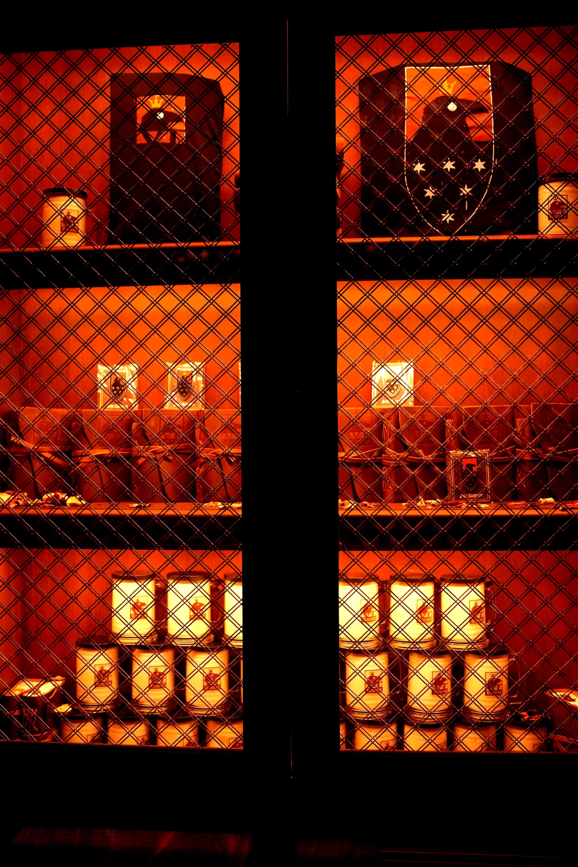 cabinet of merchandise
